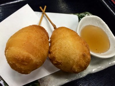 チーズドーナツ2本入り　やきとり・ろばた焼きのむらやま