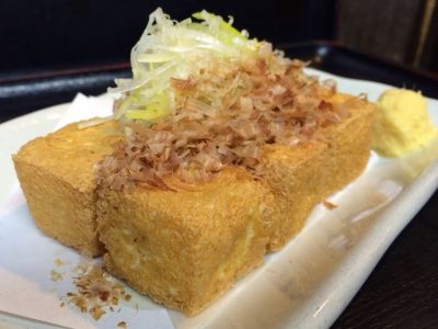 手作り厚揚げ　やきとり・ろばた焼きのむらやま